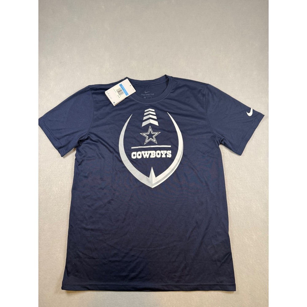 Nike Dallas Cowboys Mens Navy Blue Dri-FIT Graphic T-Shirt N922-41S-7RD-0ZL M